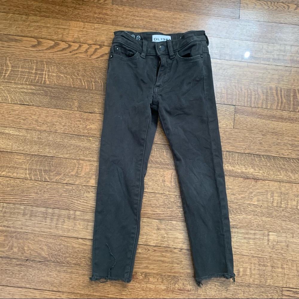 VGUC TODDLER GIRLS SIZE 4 DL1961 Chloe Skinny OLIVE GREEN JEAN